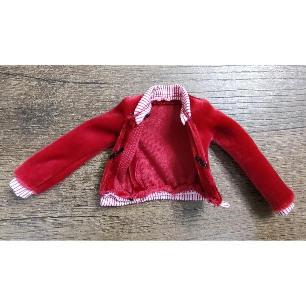My Scene Barbie Doll  Red Velvet  Roller Girl Jacket Z19